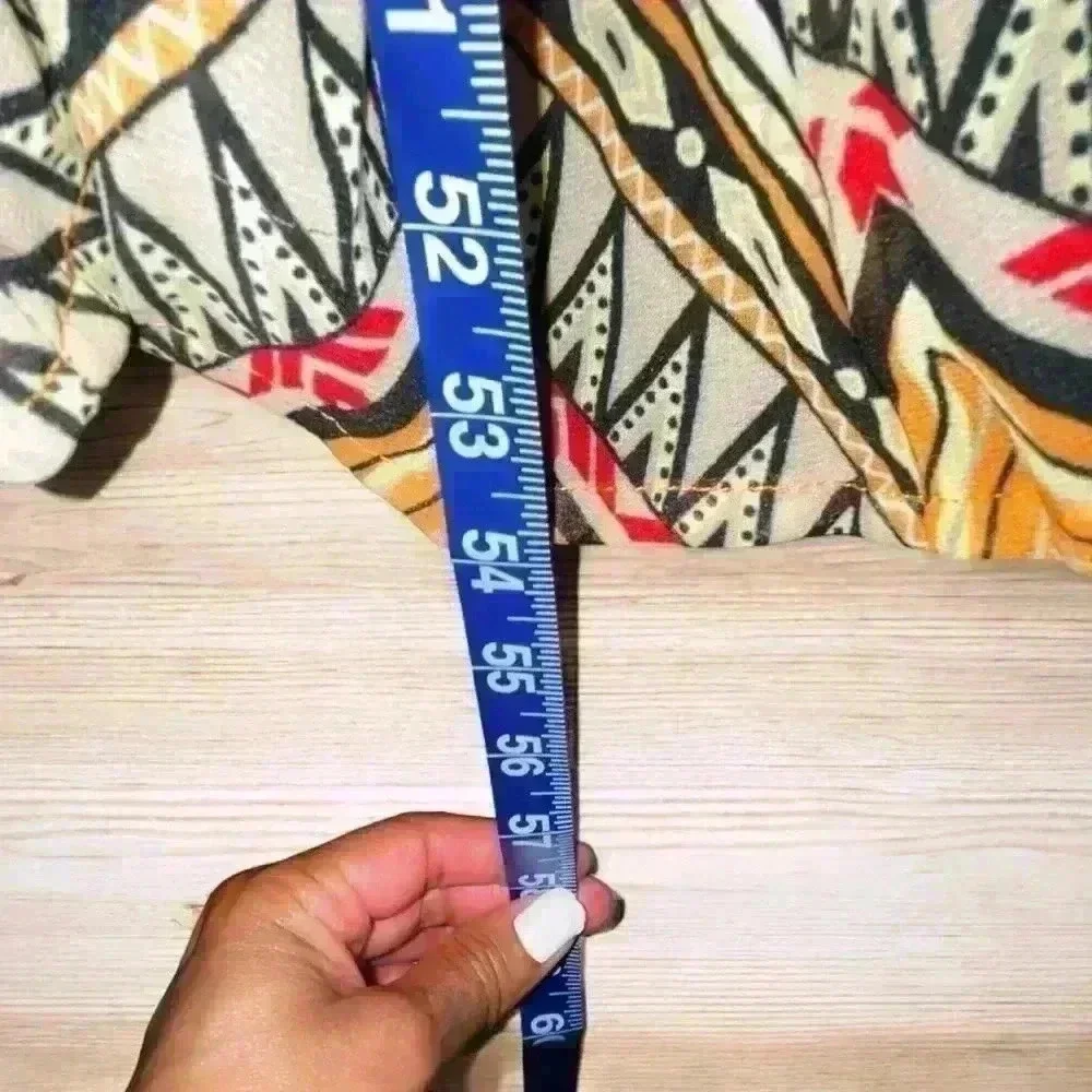 Ashley Stewart Bustle Dress Boho Gypsy Drop Waist Fit Flare Y2K Lagenlook 22/24 - Picture 9 of 10